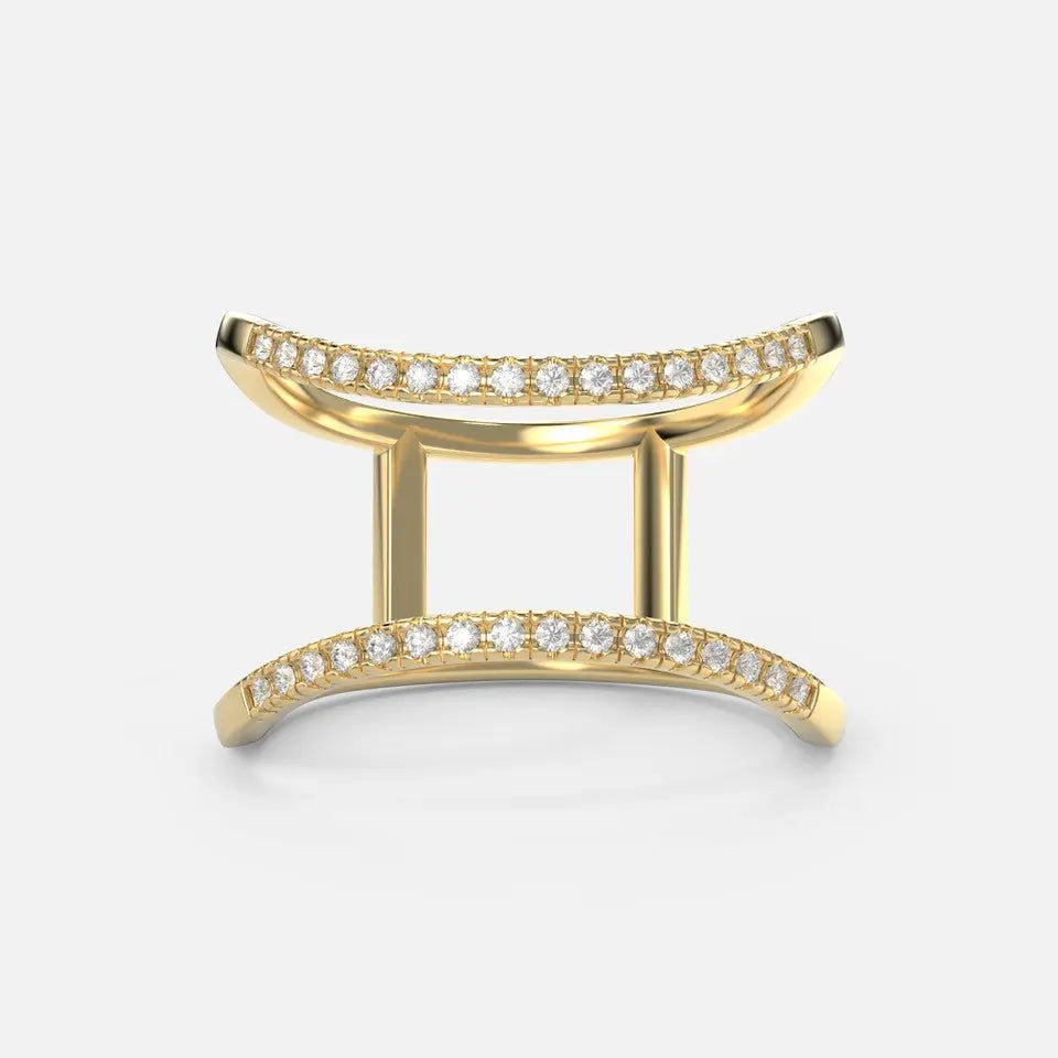 Double Band Diamond Ring - Koru Jewelers