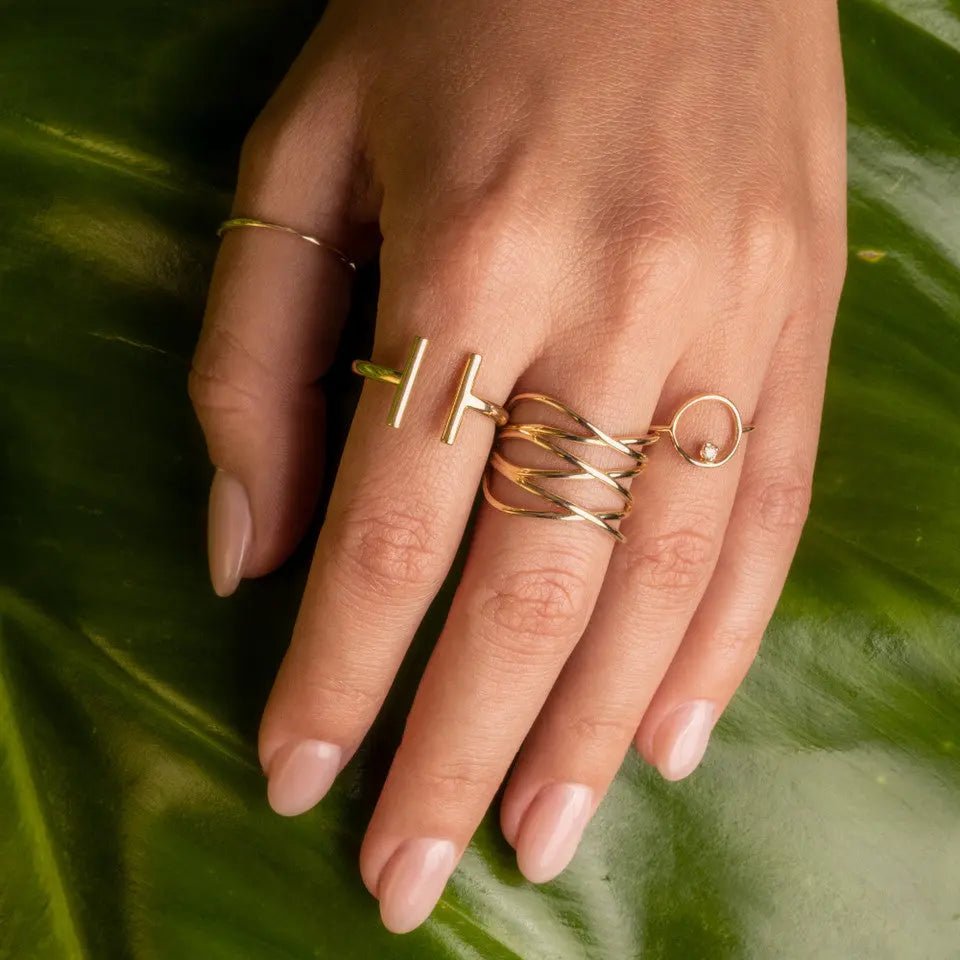Double Crisscross Ring - Koru Jewelers