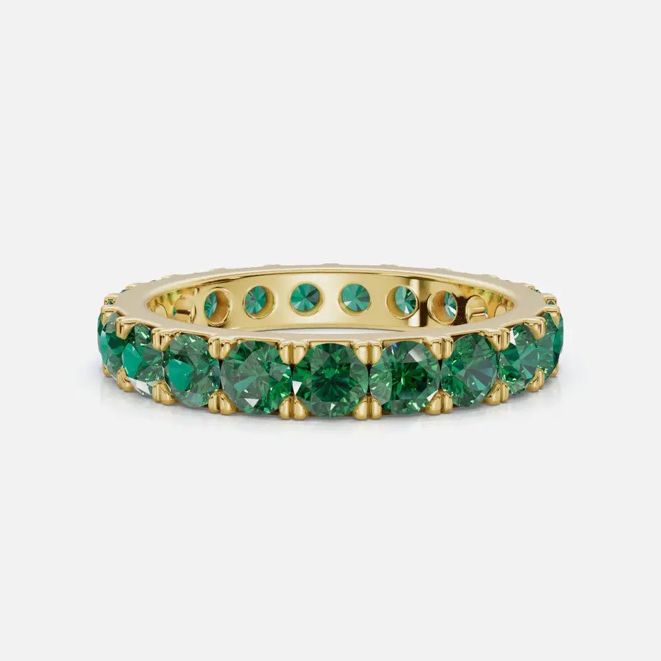 Emerald Eternity Band - Koru Jewelers