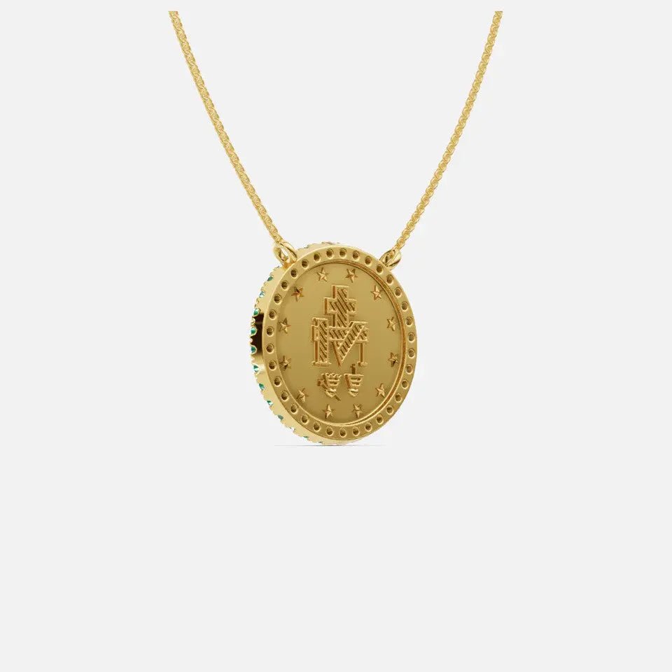 Emerald 'Milagrosa' Pendant - Koru Jewelers