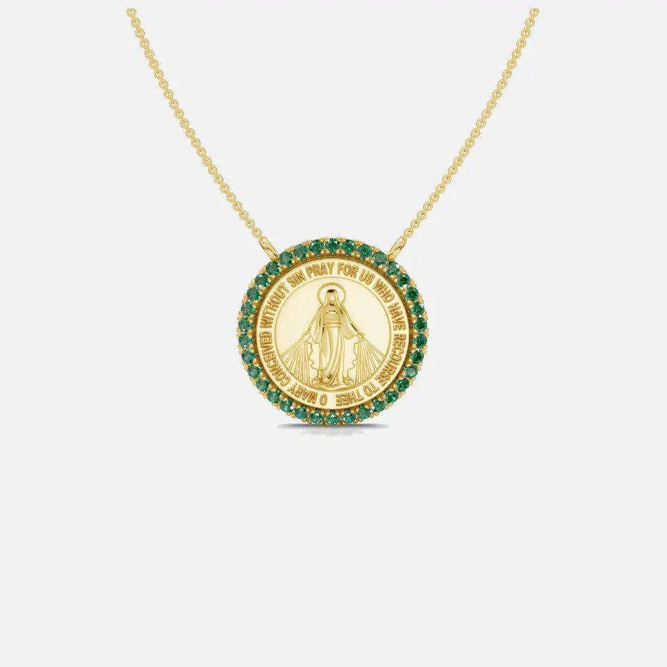 Emerald 'Milagrosa' Pendant - Koru Jewelers