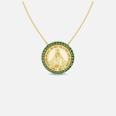 Emerald 'Milagrosa' Pendant