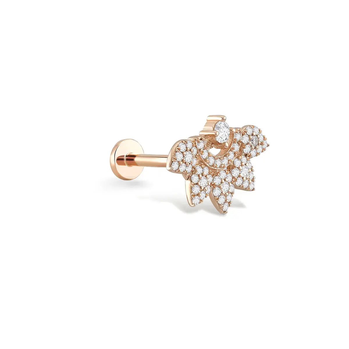 Floral Lace Stud Koru Jewelers