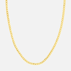 Gold Curb Chain Anklet