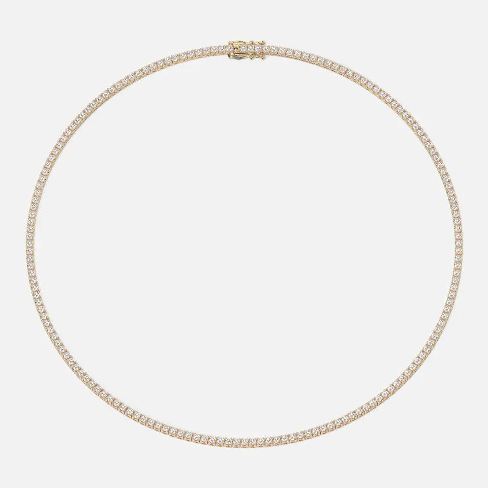 Gold Diamond Tennis Necklace - Koru Jewelers