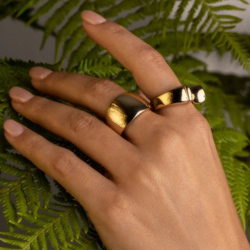 Gold Dome Ring - Koru Jewelers