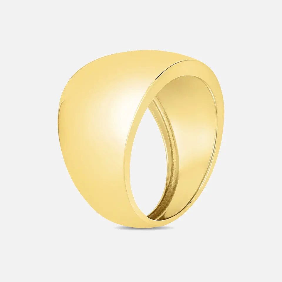 Gold Dome Ring - Koru Jewelers