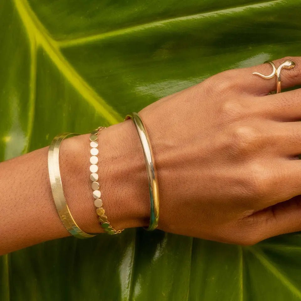 Gold Dot Bracelet - Koru Jewelers