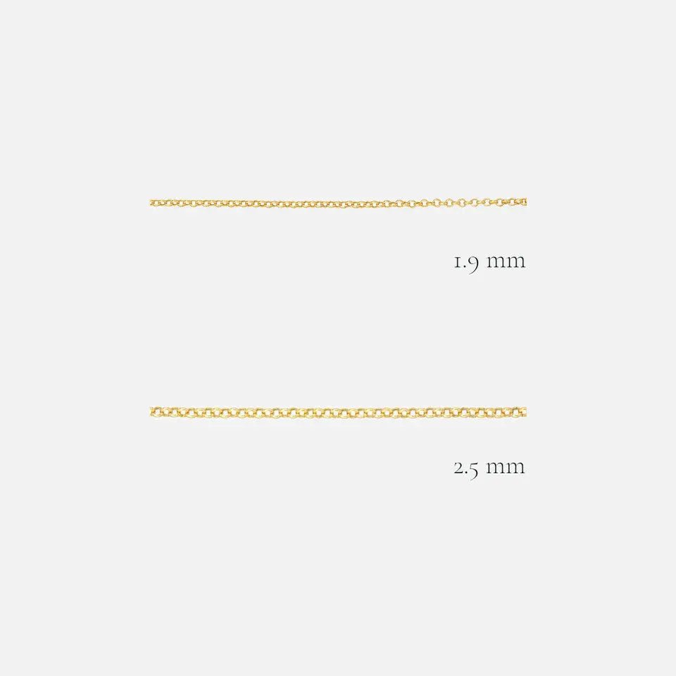 Gold Lite Rolo Chain - Koru Jewelers