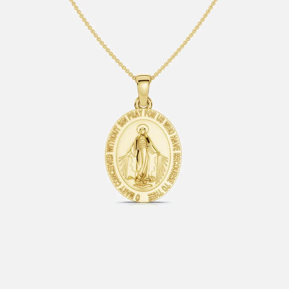 Miraculous Virgin Mary Pendant - Koru Jewelers