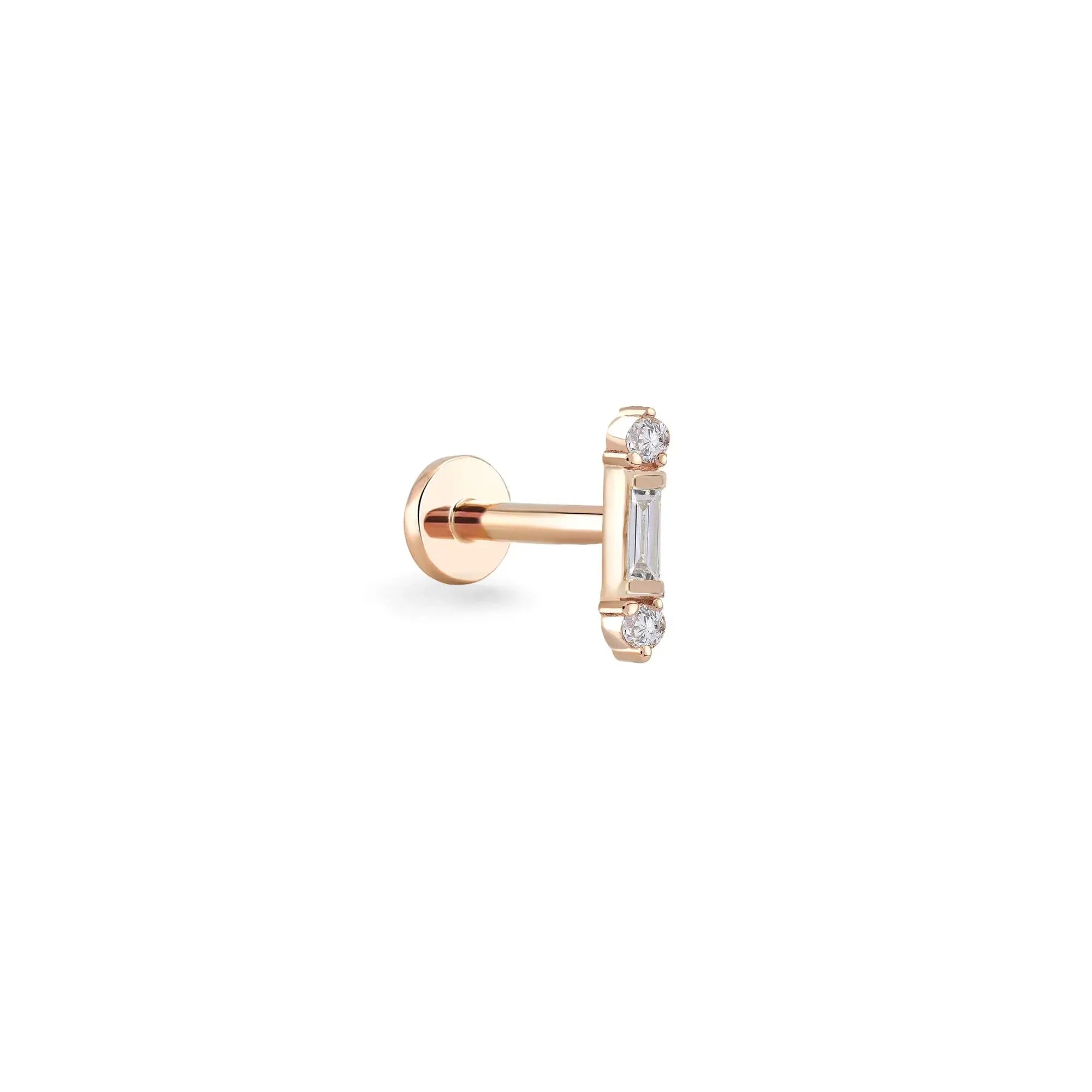 Modern Baguette Bar Koru Jewelers