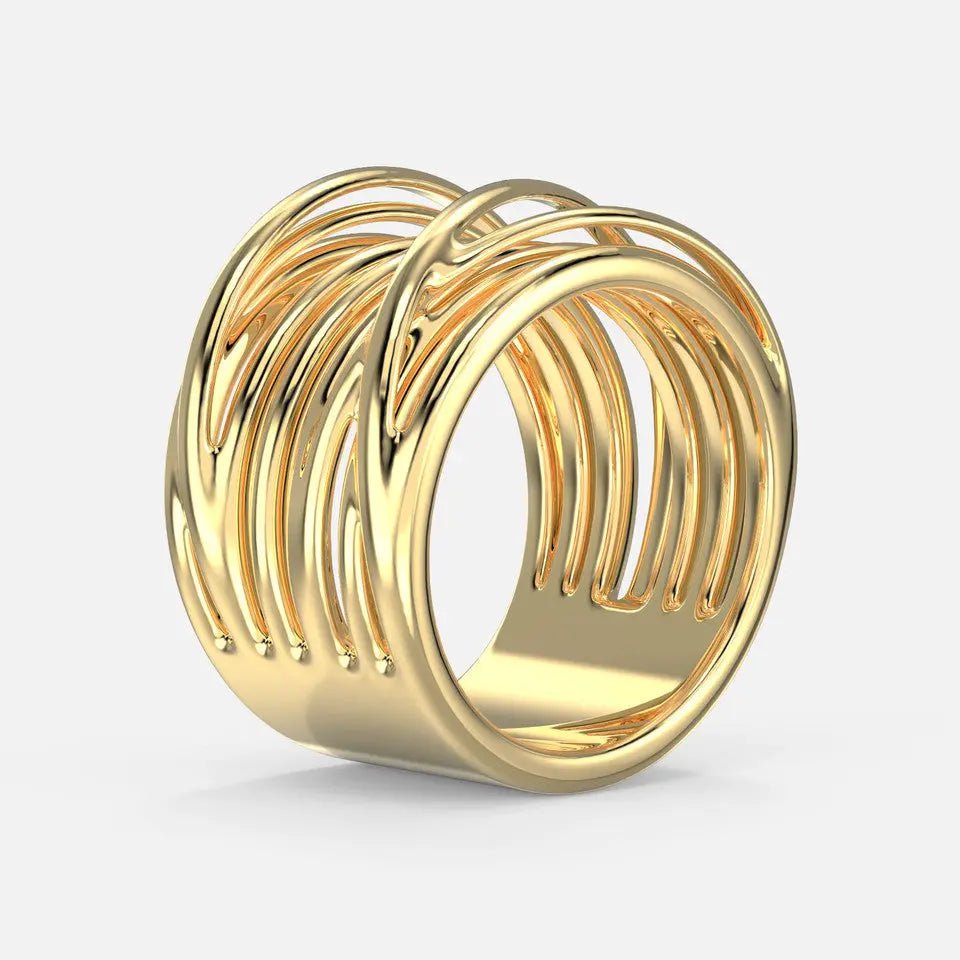 Multi Layer Statement Ring - Koru Jewelers