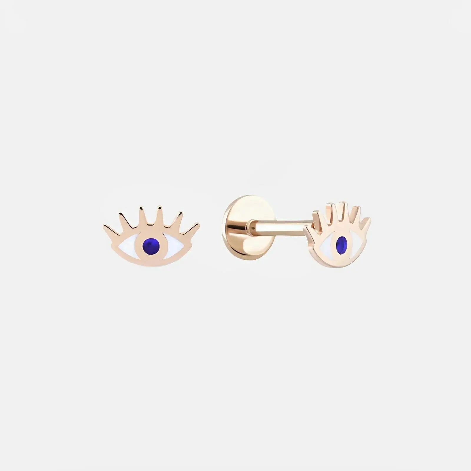 Mystical Blue Eye Piercing Koru Jewelers