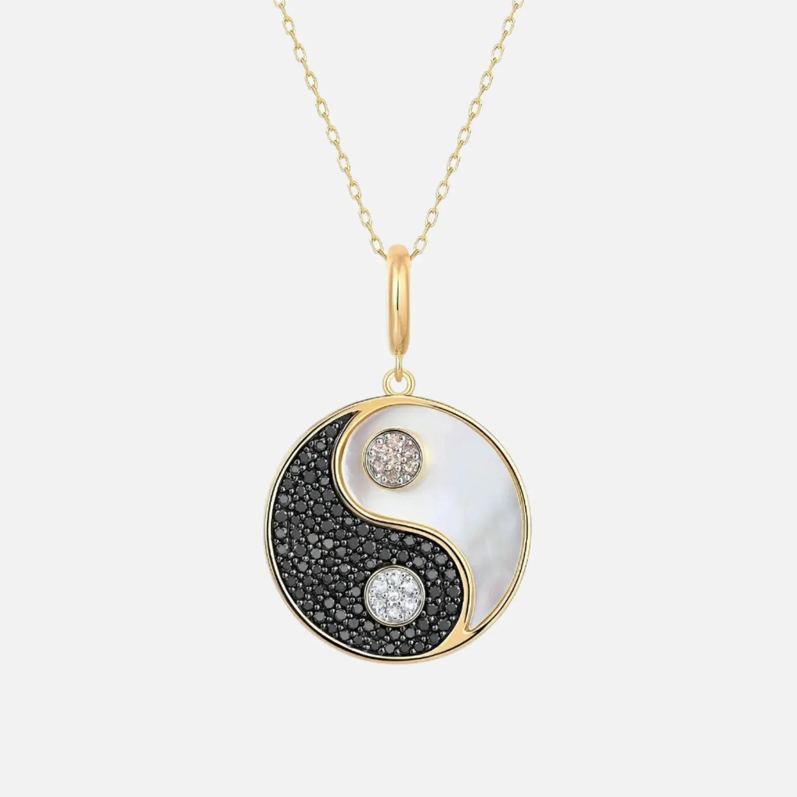 Diamond Yin-Yang Pendant Necklace - Koru Jewelers