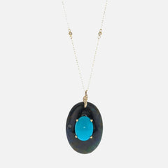 Natural Turquoise Zultanite Pendant
