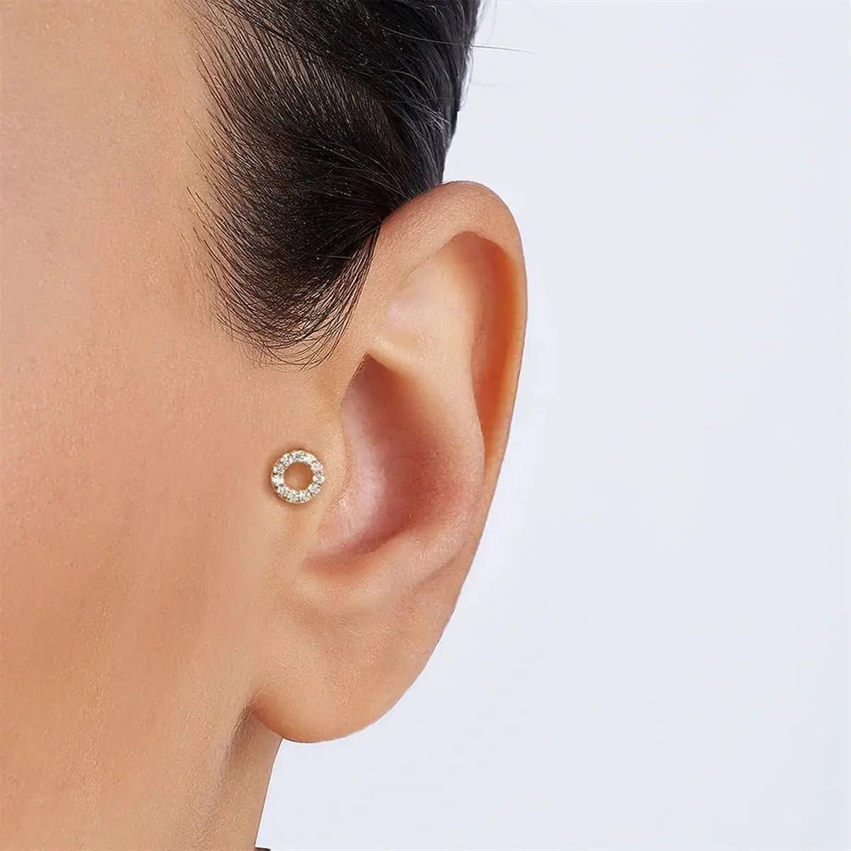 Open Circle Stud Koru Jewelers