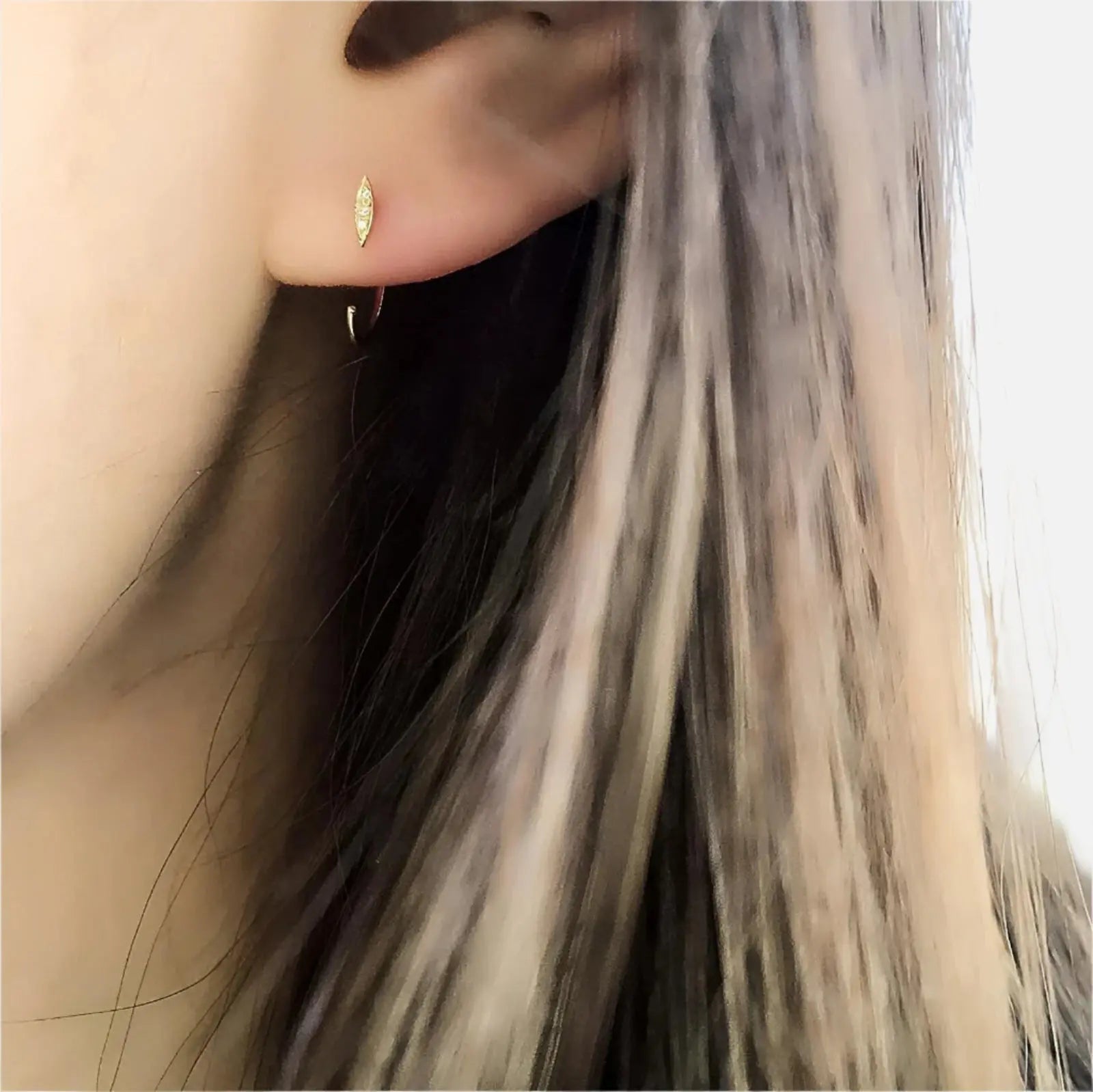 Petite Three Quarter Hoop Willow Earrings - Koru Jewelers