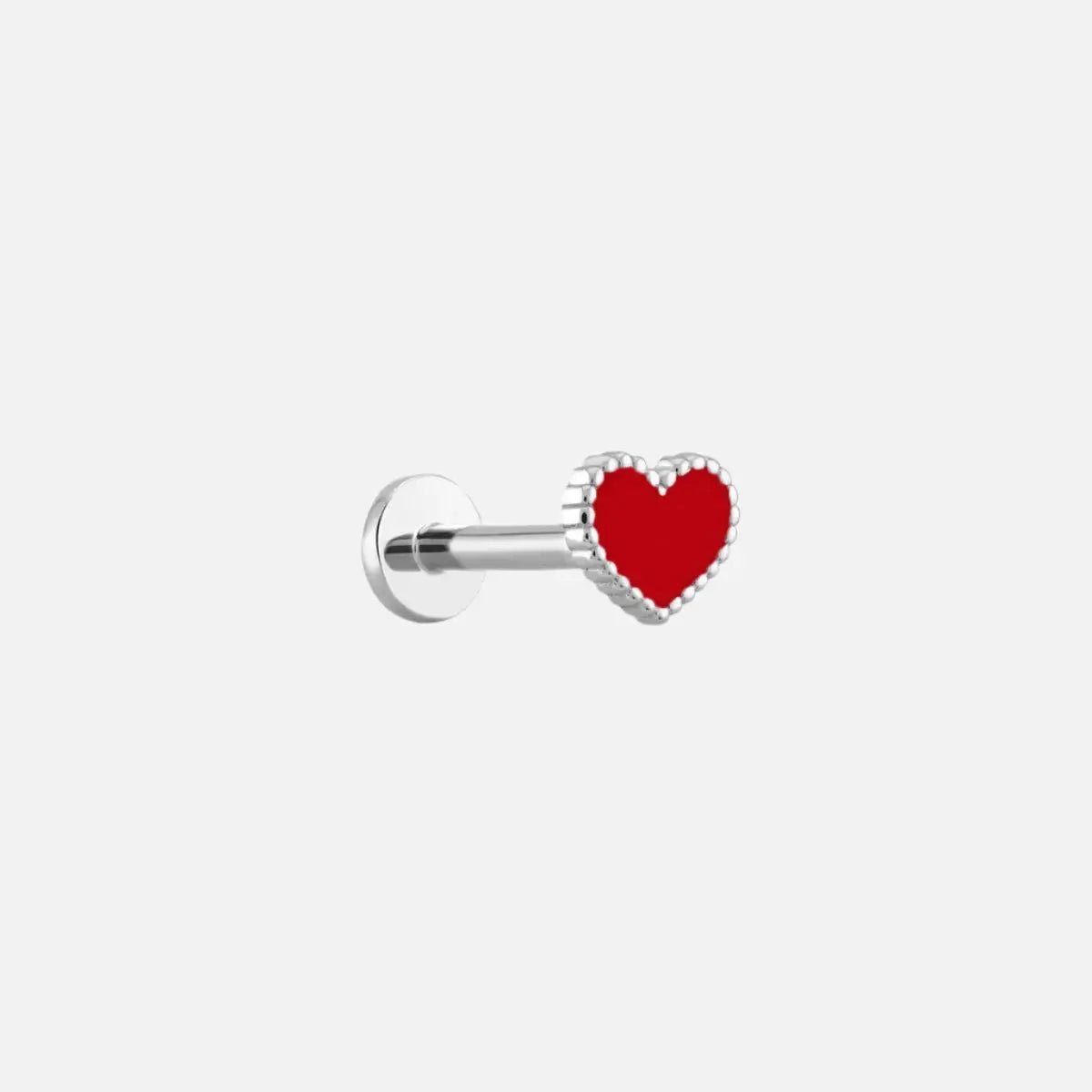 Preppy Heart Stud Koru Jewelers